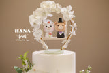 bear wedding cake topper