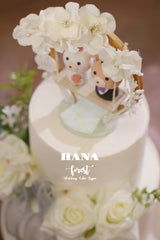 bear wedding cake topper