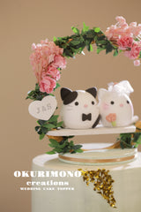 kitty wedding cake topper,calico cat wedding cake topper