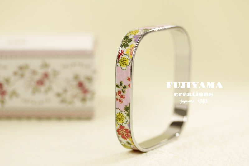 Handmade Japanese chiyogami Bracelet,J05