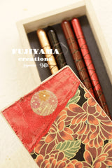 Handmade Japanese Chopsticks set with wooden box C232