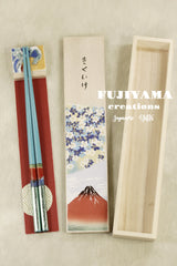 Handmade Japanese Chopsticks set with wooden box C225