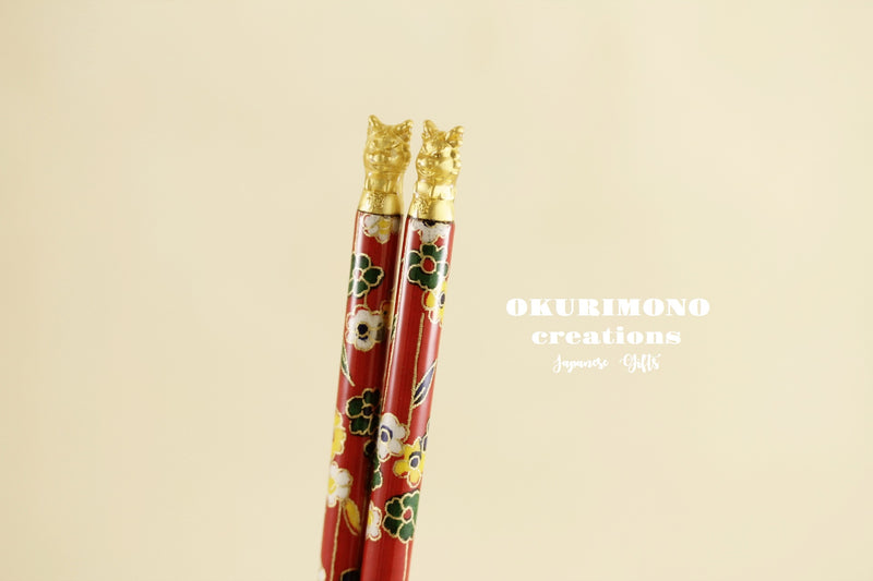 Handmade Chopsticks,Chiness Zodiac-Dragon C159