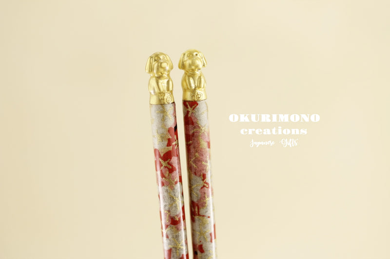 Handmade Chopsticks,Chiness Zodiac-Dog C162