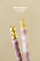 Handmade Chopsticks,Chiness Zodiac-Bunny C163