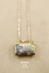 Japanese chiyogami envelope necklace B130