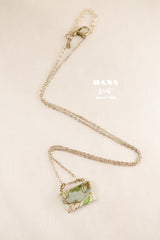 Japanese chiyogami envelope necklace B134