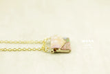 Japanese chiyogami envelope necklace B129