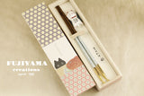 Handmade Japanese lucky cat Chopsticks set with wooden box C216