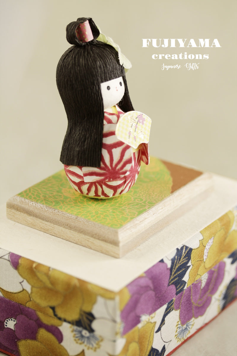 Handmade Japanese kimono doll,D143