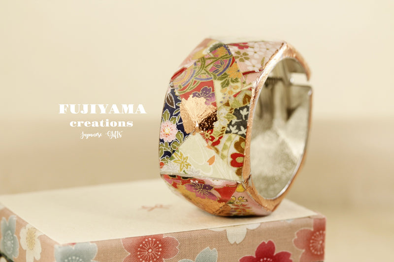Handmade Japanese chiyogami Bracelet,J08