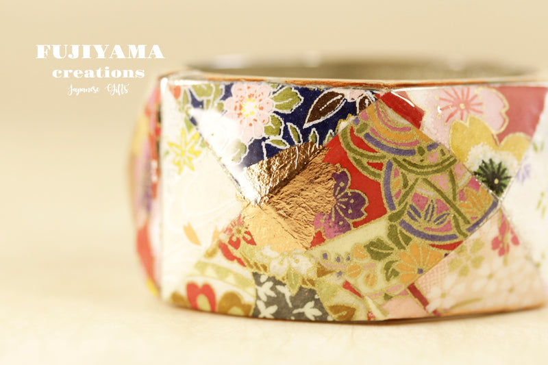 Handmade Japanese chiyogami Bracelet,J08