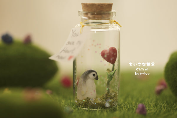 penguin message in bottle
