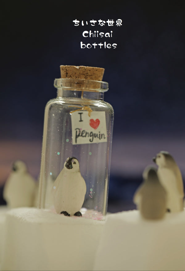penguin message in bottle