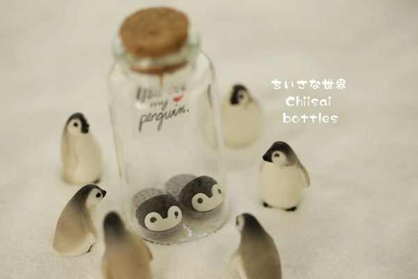penguin message in bottle