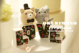 kitty and Shiba inu wedding cake topper,cat and Shiba inu cake topper