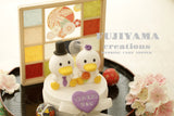 Duck wedding cake topper