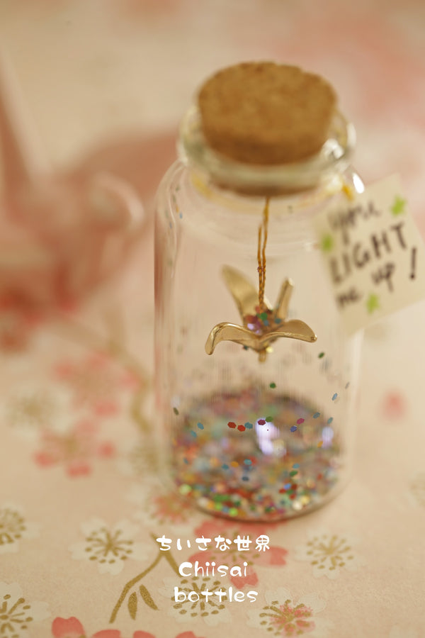 love crane message in bottle