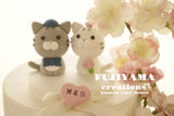 kitty wedding cake topper,cat wedding cake topper