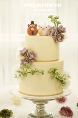Horse and Pig Wedding Cake Topper