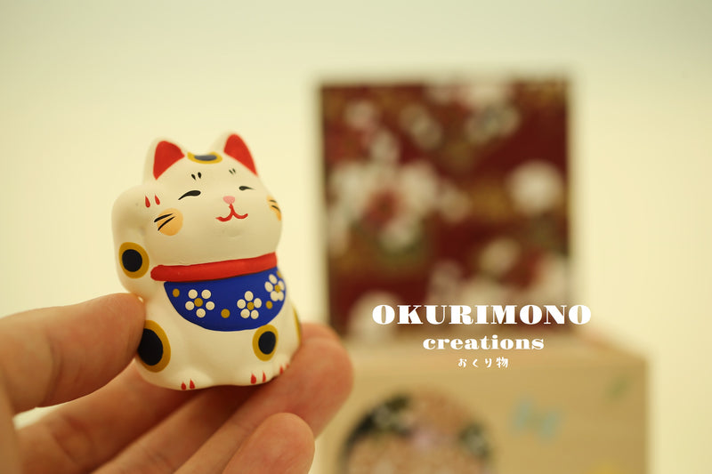 Handmade Japanese Lucky Cat,Maneki Neko,D107