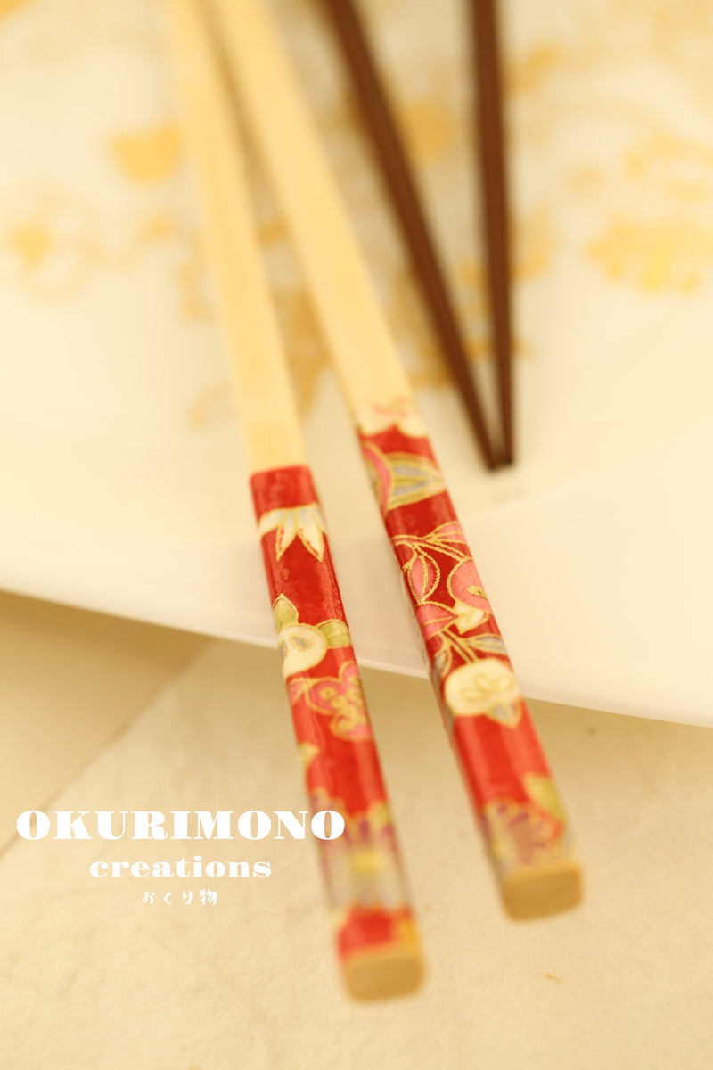 Handmade Japanese Chopsticks with wooden box