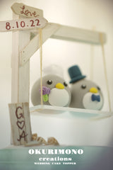 Penguin Wedding Cake Topper