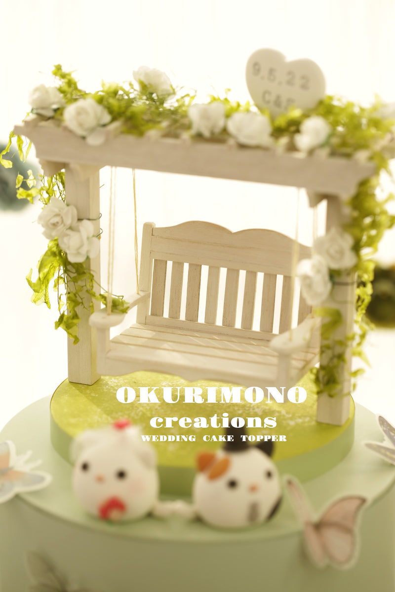 kitty wedding cake topper,calico cat wedding cake topper