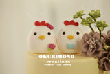 rooster wedding cake topper,chicken wedding cake topper