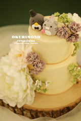 Penguin and Kitty Wedding Cake Topper