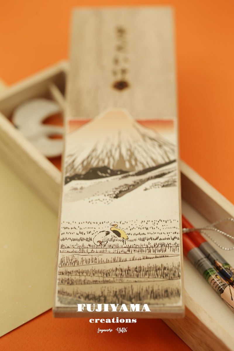Handmade Japanese Chopsticks set with wooden box