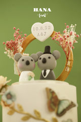 koala wedding cake topper