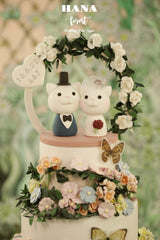 kitty wedding cake topper,cat wedding cake topper