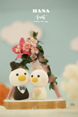 Duck wedding cake topper