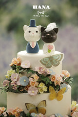 kitty wedding cake topper,cat wedding cake topper