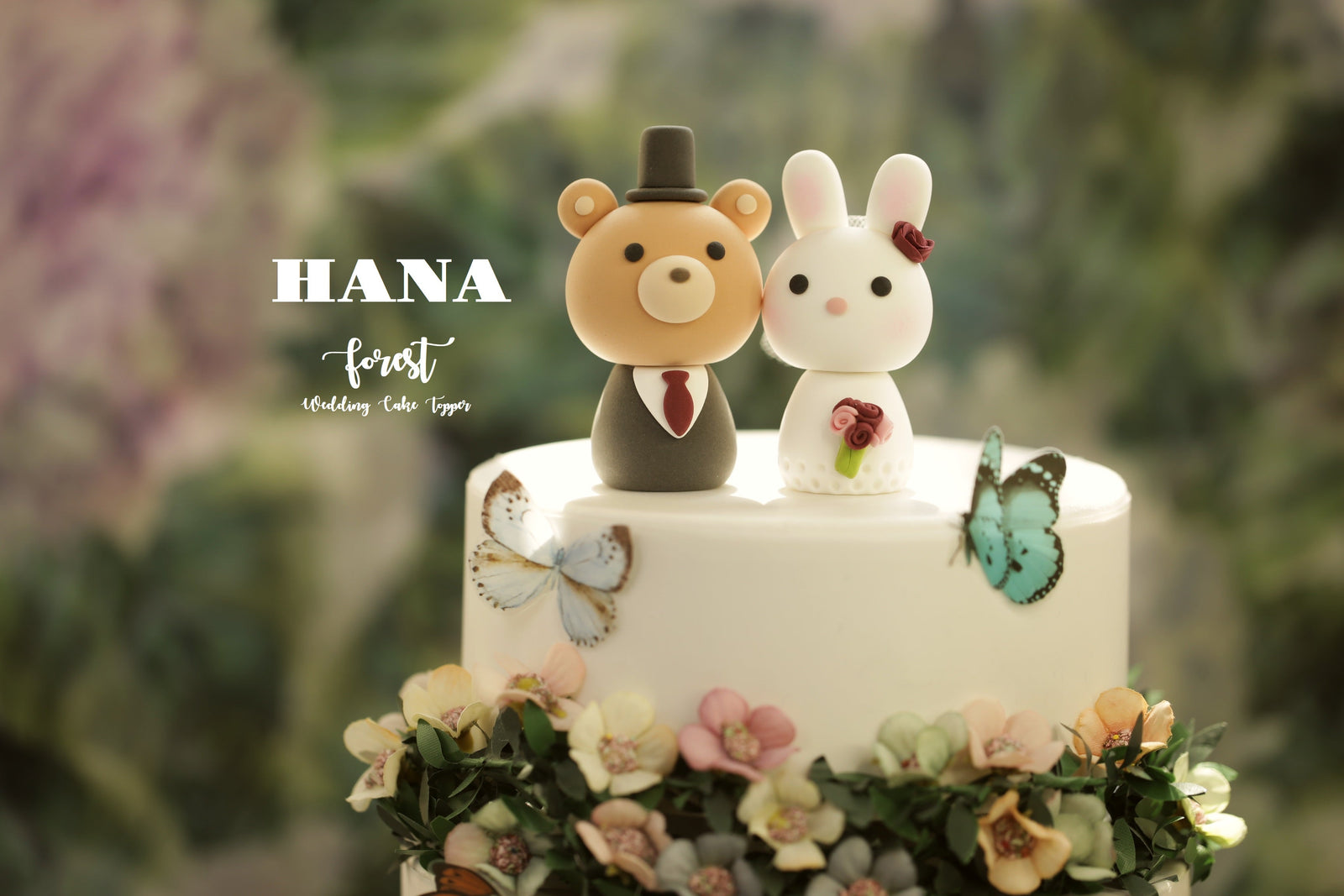 Wedding Cake shops Topper Love bunnies