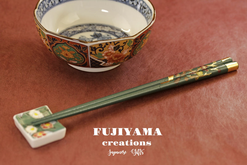 Handmade Japanese Chopsticks set with wooden box C214