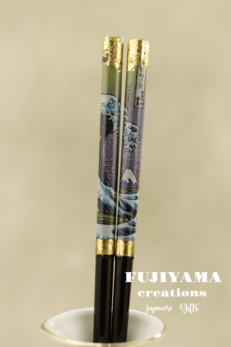 Handmade Japanese Chopsticks set with wooden box