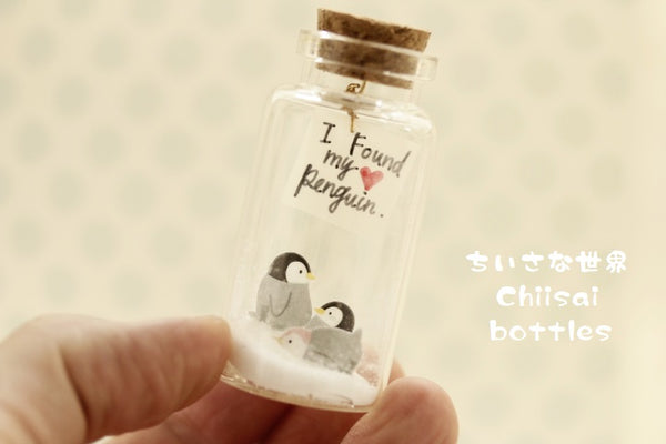 penguin message in bottle