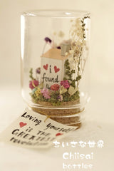 flower message in bottle