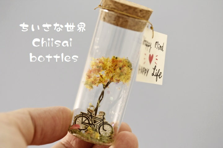 flower message in bottle