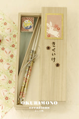 Handmade Japanese Chopsticks set with wooden box