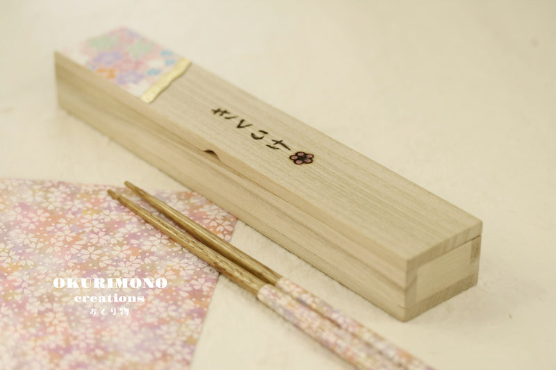 Handmade Japanese Chopsticks with wooden box