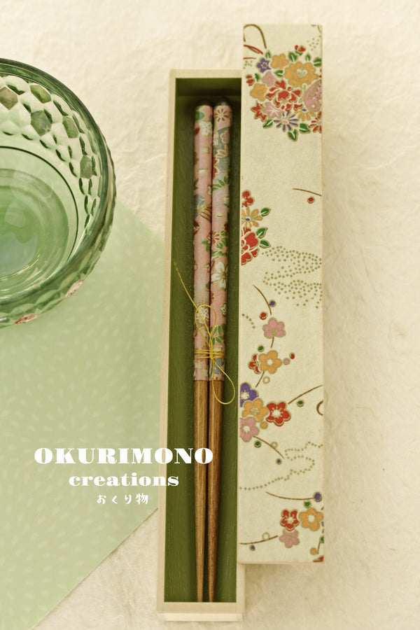 Handmade Japanese Chopsticks with wooden box