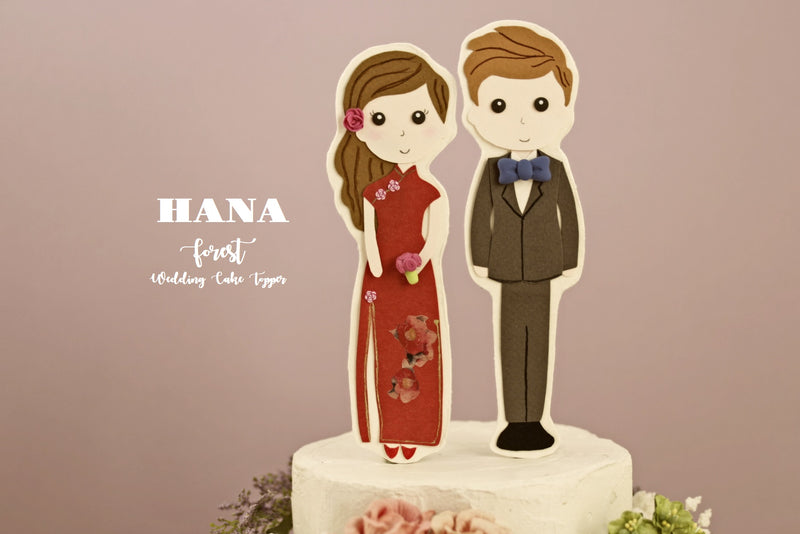 simple-wedding-cake-asian-cake-topper-passport-to-joy-online-wedding-planning-program  - Passport to Joy
