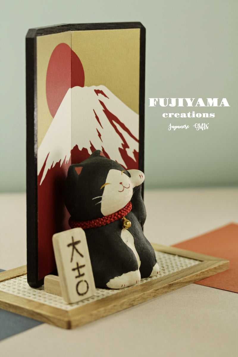 Handmade Japanese Lucky Cat,Maneki Neko,D104