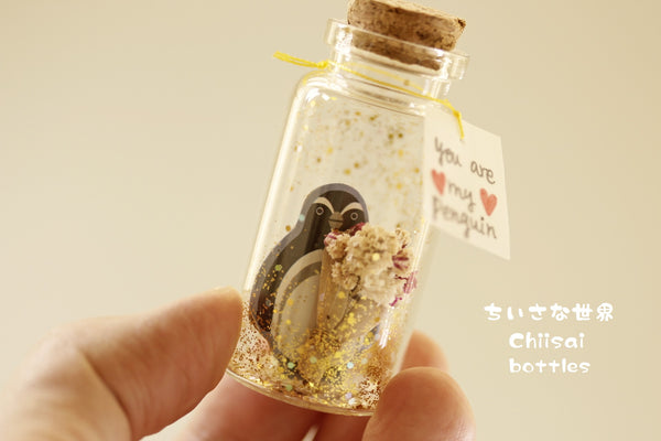 penguin message in bottle