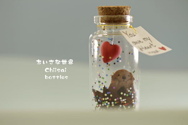 otter message in bottle