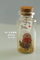 otter message in bottle
