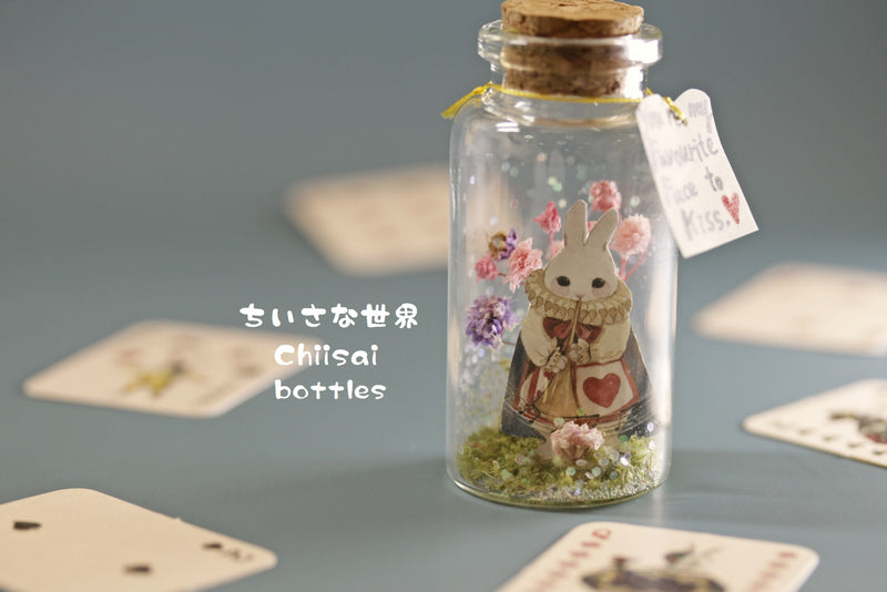 bunny message in bottle